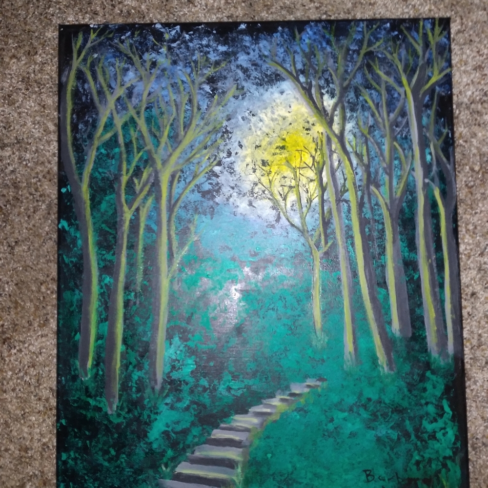Original oil painting on canvas By Barbara Rice
